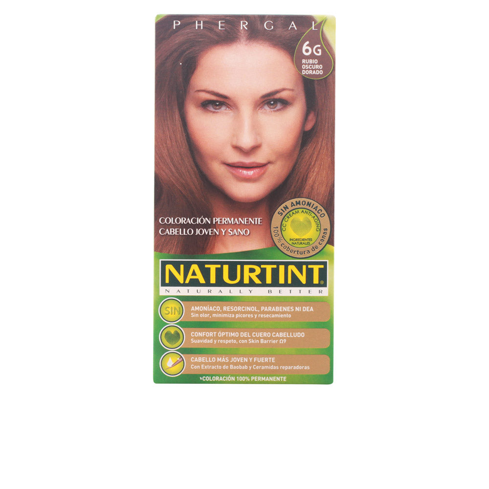 NATURTINT ammonia-free hair dye #6G-Dark Golden Blonde 170 ml